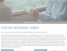 Tablet Screenshot of pan-prevention.de